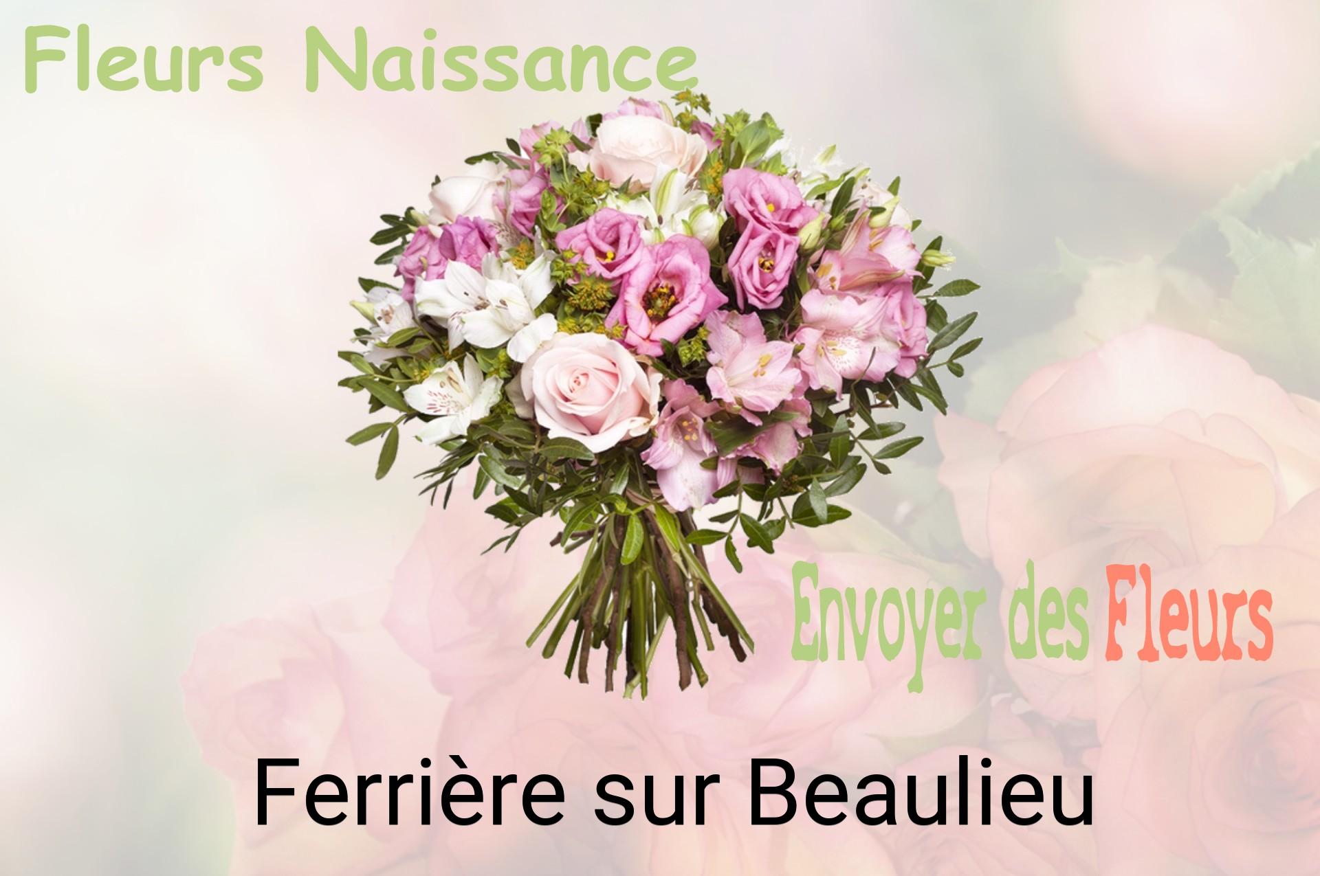 Bouquet de fleurs de naissance livré à Ferrière-sur-Beaulieu